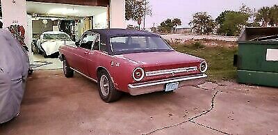 1966 Red Ford Falcon Coupe
