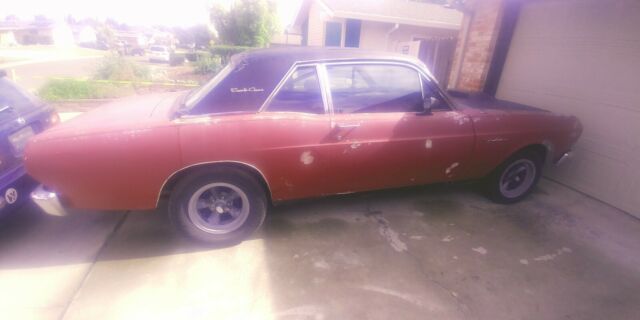 1966 Red Ford Falcon Coupe