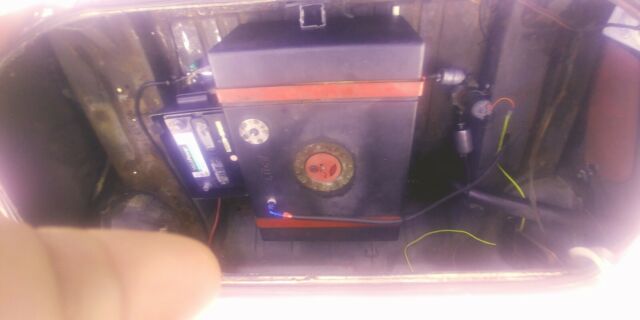 1966 Red Ford Falcon Coupe