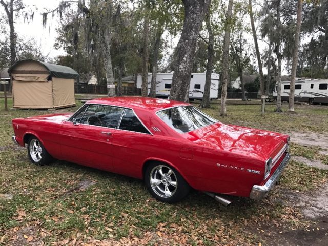 1966 Red Ford Galaxie Hardtop