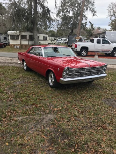 1966 Red Ford Galaxie Hardtop