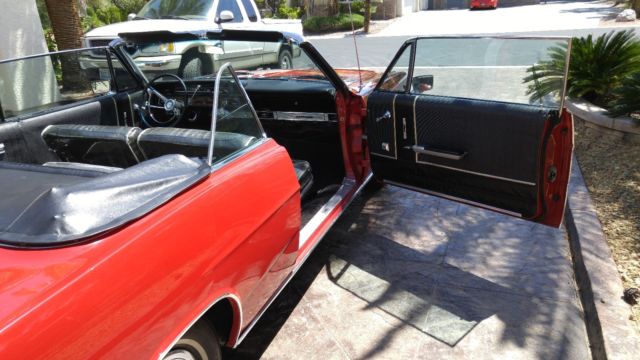 1966 RED Ford Galaxie Convertible