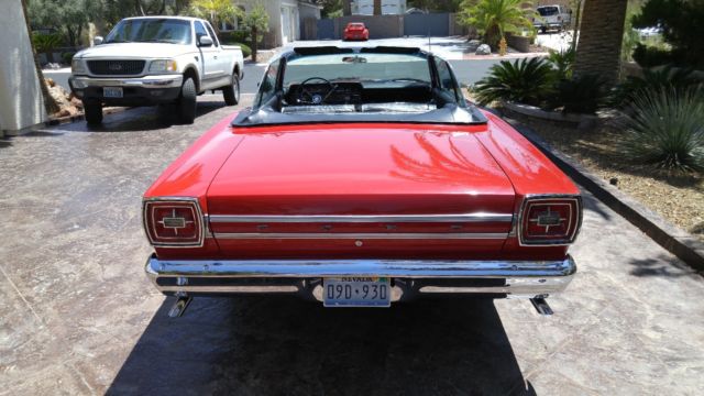 1966 RED Ford Galaxie Convertible