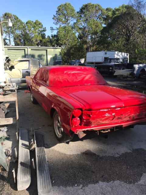 1966 Red Ford Galaxie Hardtop