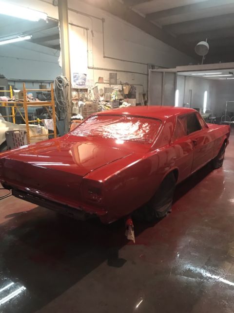 1966 Red Ford Galaxie Hardtop