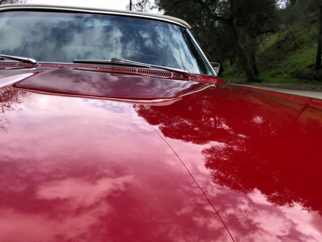 1966 Red Ford Galaxie Convertible