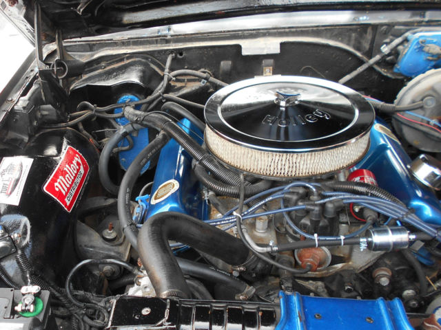 1966 White with Red Flames Ford Galaxie Fastback