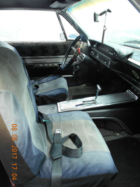 1966 White with Red Flames Ford Galaxie Fastback