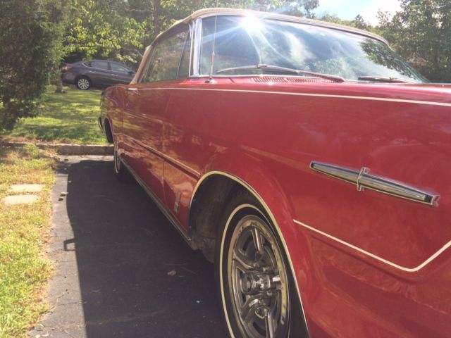 1966 Red Ford Galaxie Convertible