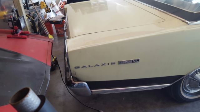 1966 Springtime yellow Ford Galaxie Fastback