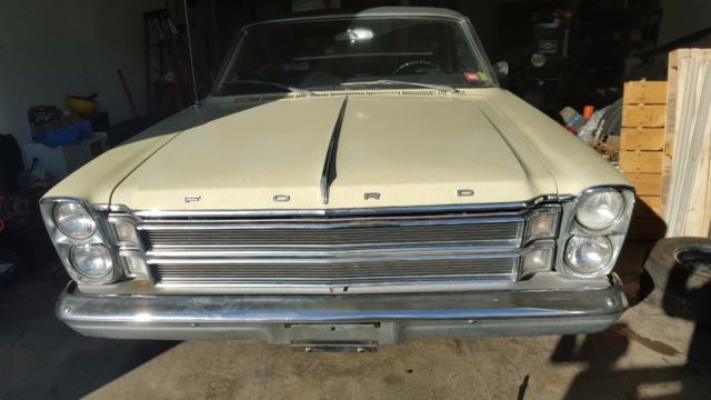 1966 Springtime yellow Ford Galaxie Fastback