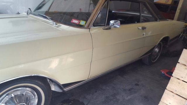 1966 Springtime yellow Ford Galaxie Fastback
