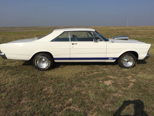 1966 White Ford Galaxie Coupe