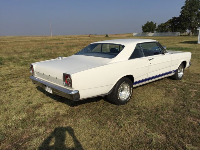 1966 White Ford Galaxie Coupe