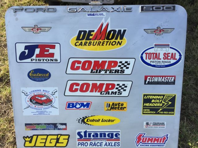 1966 White Ford Galaxie Coupe