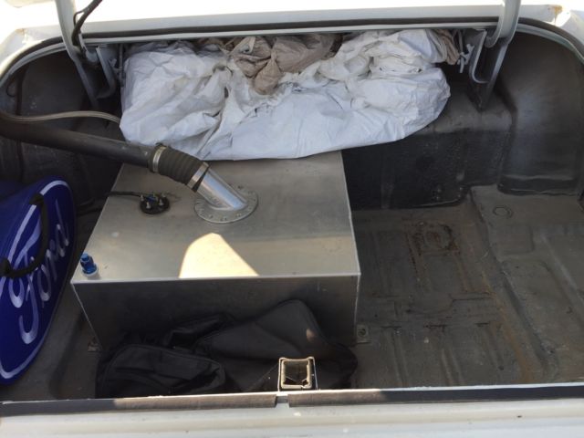 1966 White Ford Galaxie Coupe