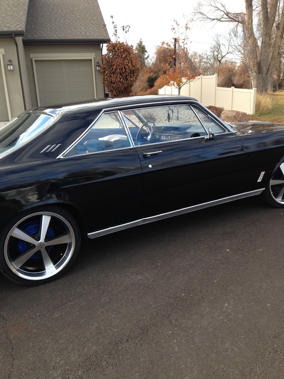 1966 DARK BLUE Ford Galaxie 2 DOOR HARDTOP