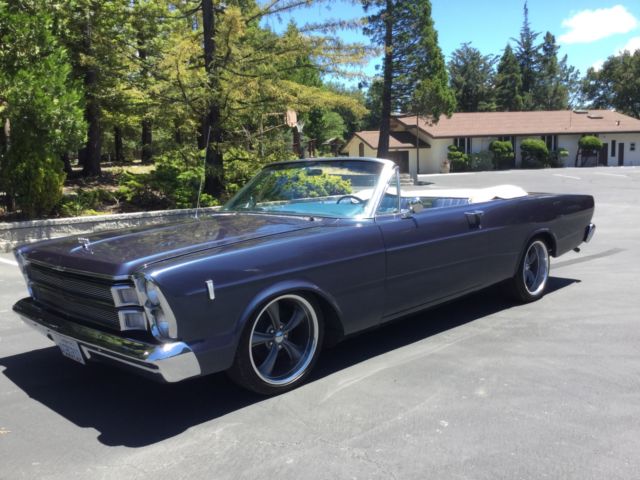 1966 Blue Ford Galaxie Convertible