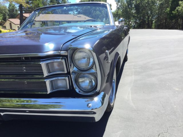 1966 Blue Ford Galaxie Convertible