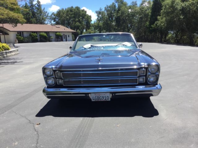 1966 Blue Ford Galaxie Convertible
