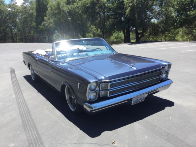 1966 Blue Ford Galaxie Convertible