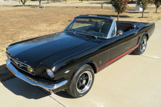 1966 Black Ford Mustang GT Convertible
