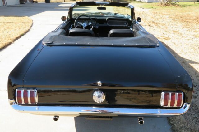 1966 Black Ford Mustang GT Convertible