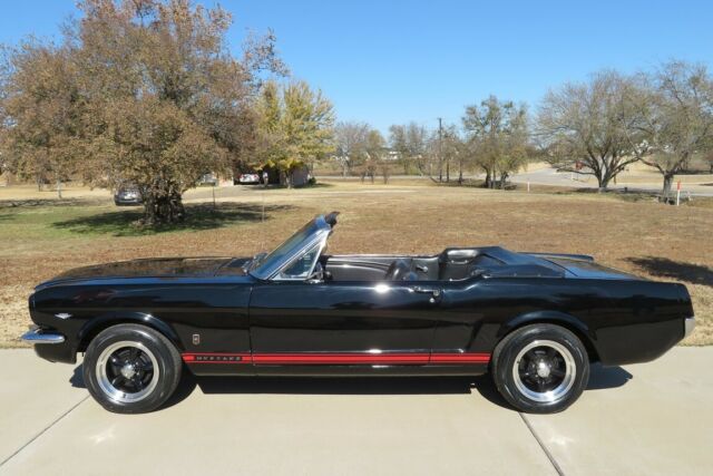 1966 Black Ford Mustang GT Convertible