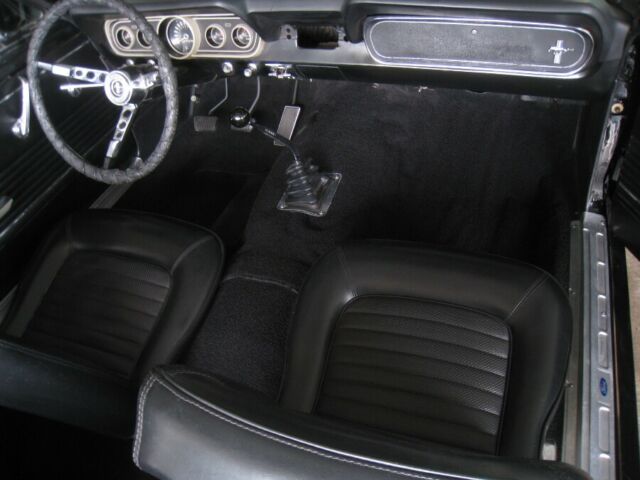 1966 Black Ford Mustang GT Convertible