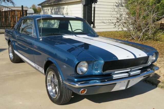 1966 blue with white stripes Ford Mustang GT350