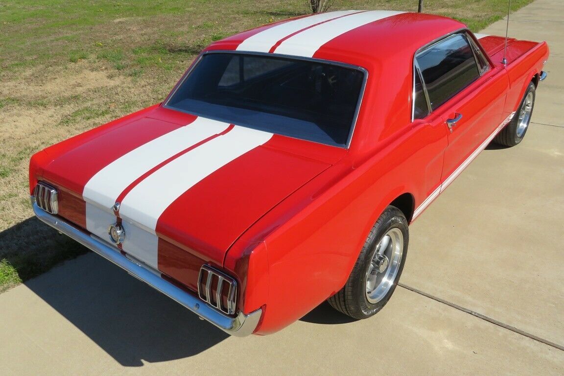 1966 Red with white stripes Ford Mustang GT350