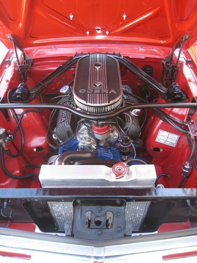 1966 Red with white stripes Ford Mustang GT350