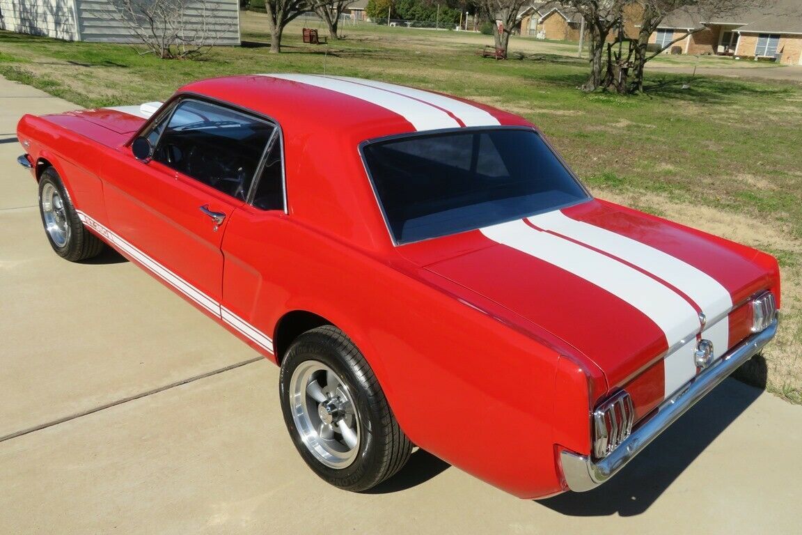 1966 Red with white stripes Ford Mustang GT350