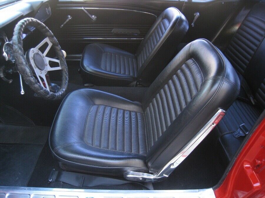 1966 Red with white stripes Ford Mustang GT350