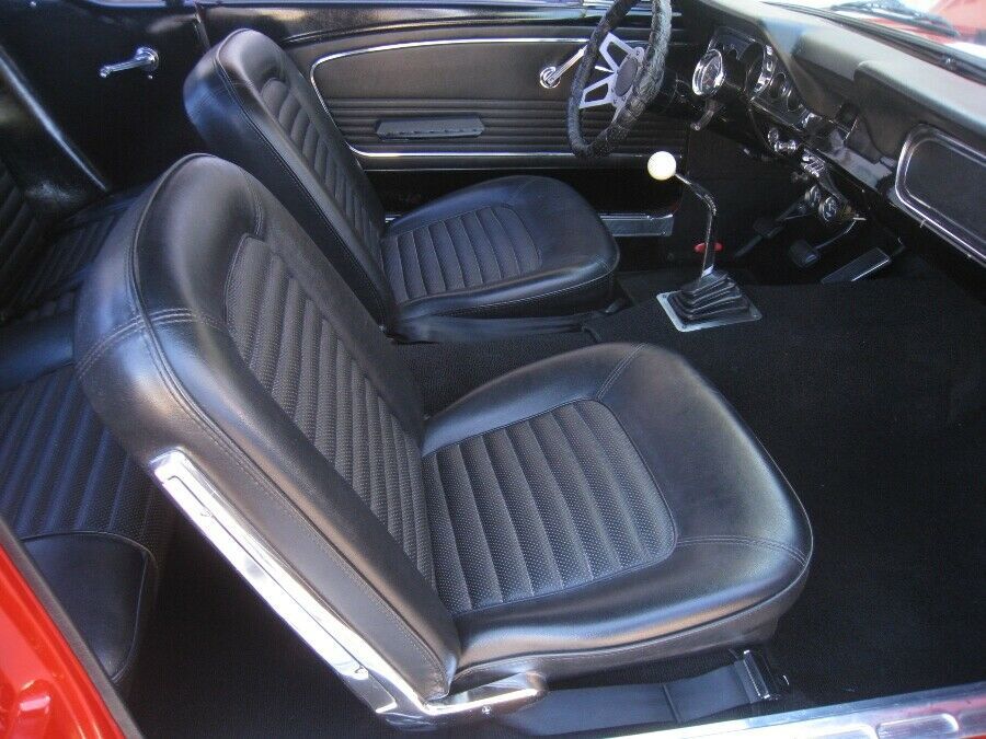 1966 Red with white stripes Ford Mustang GT350