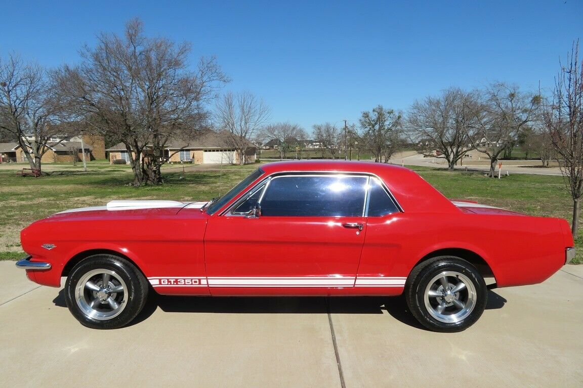 1966 Red with white stripes Ford Mustang GT350