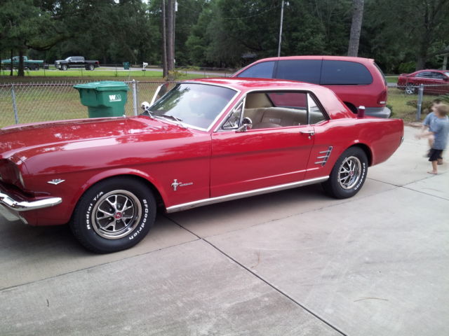 1966 Red Ford Mustang Coupe
