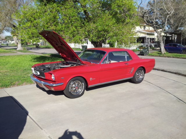 1966 Red Ford Mustang Coupe