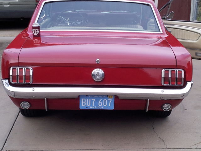 1966 Red Ford Mustang Coupe