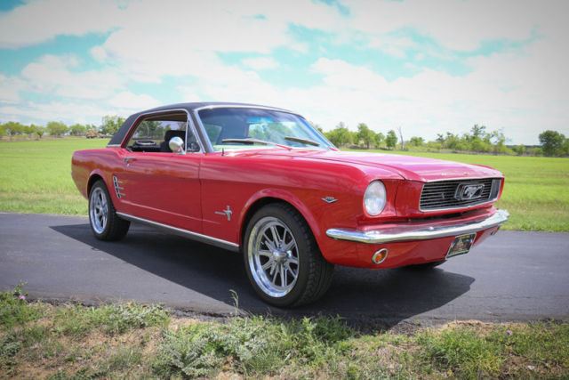 1966 Red Ford Mustang --