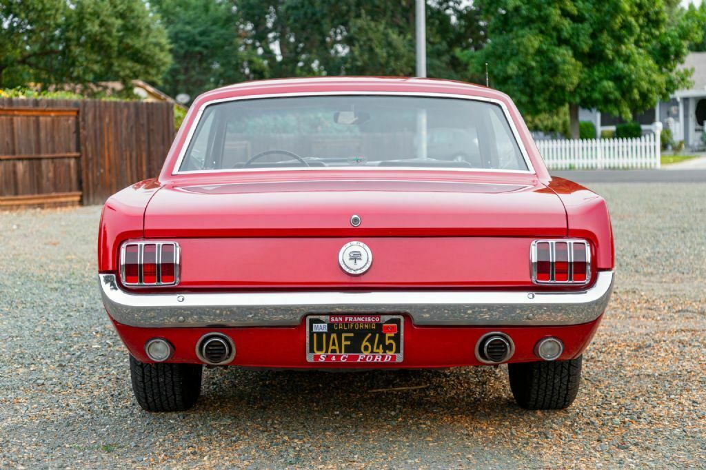 1966 Red Ford Mustang Coupe