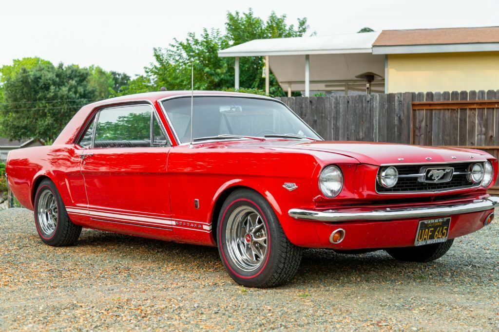 1966 Red Ford Mustang Coupe