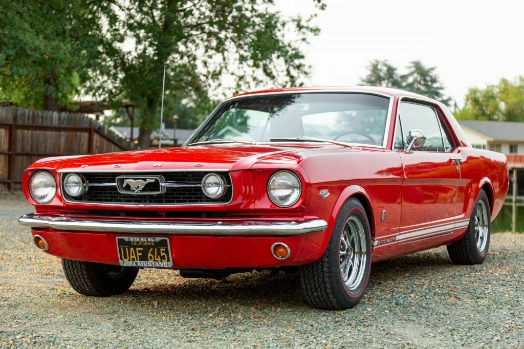 1966 Red Ford Mustang Coupe
