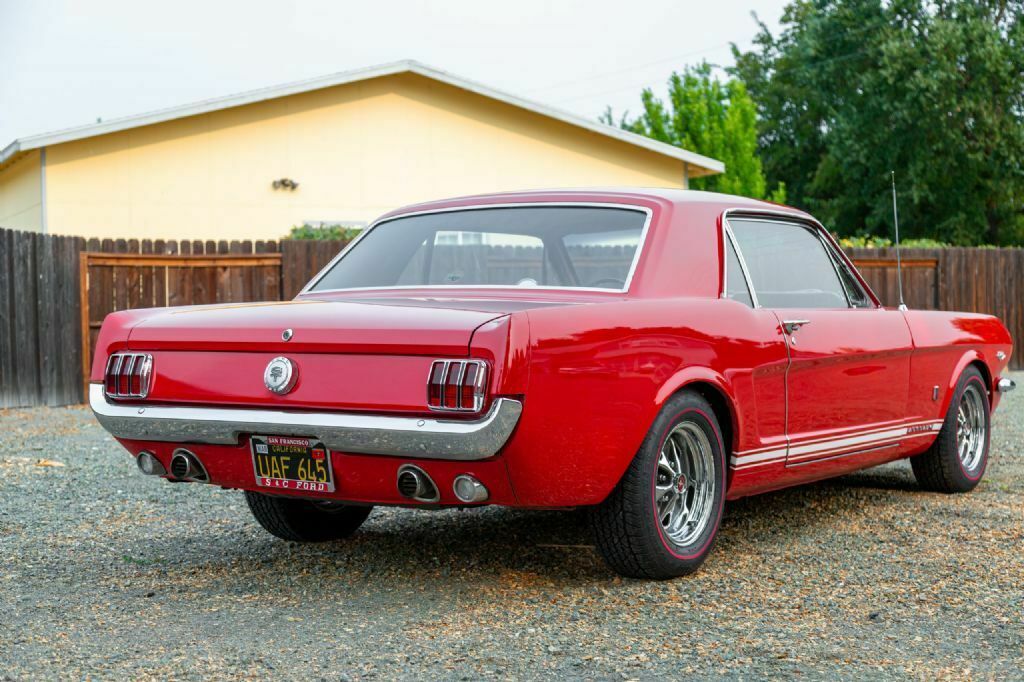 1966 Red Ford Mustang Coupe