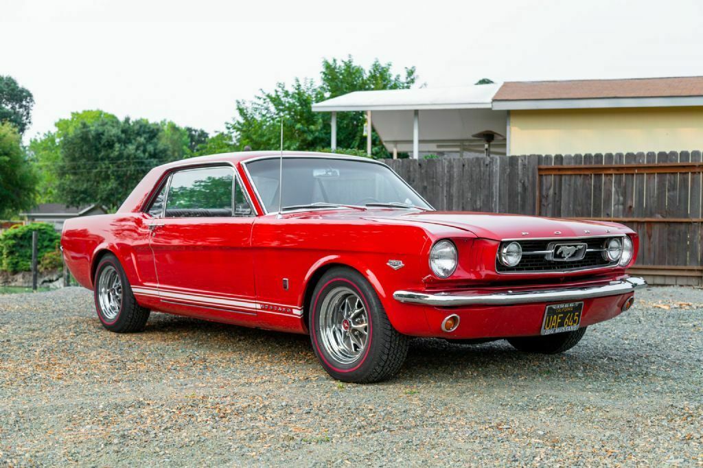 1966 Red Ford Mustang Coupe