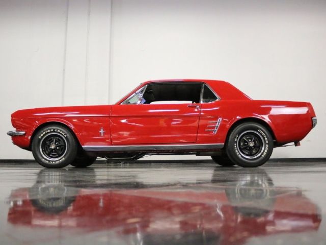 1966 Ford Mustang 126 Miles Candy Apple Red Coupe 351 Windsor V8 5 ...