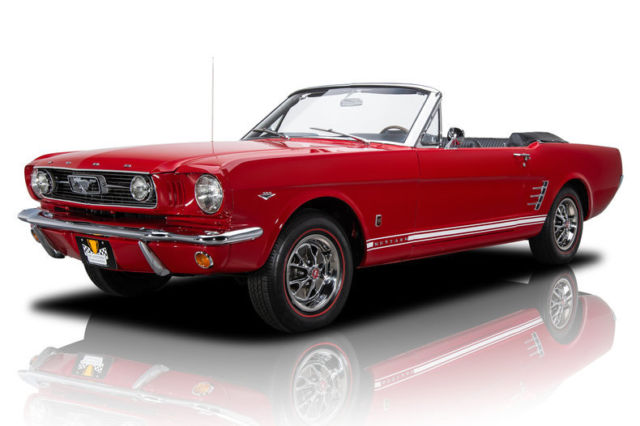 1966 Red Ford Mustang Convertible