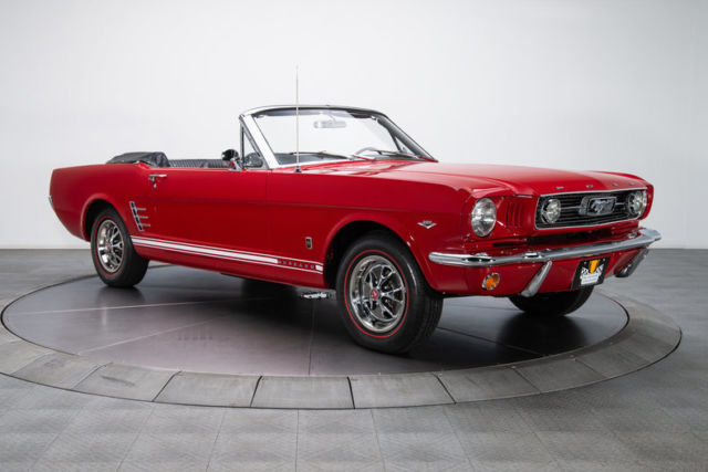 1966 Red Ford Mustang Convertible