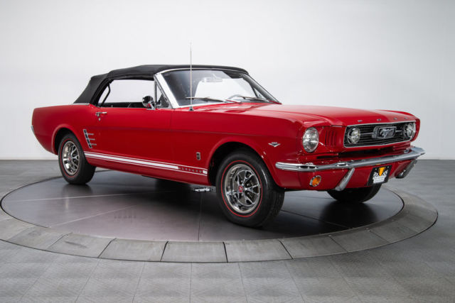 1966 Red Ford Mustang Convertible
