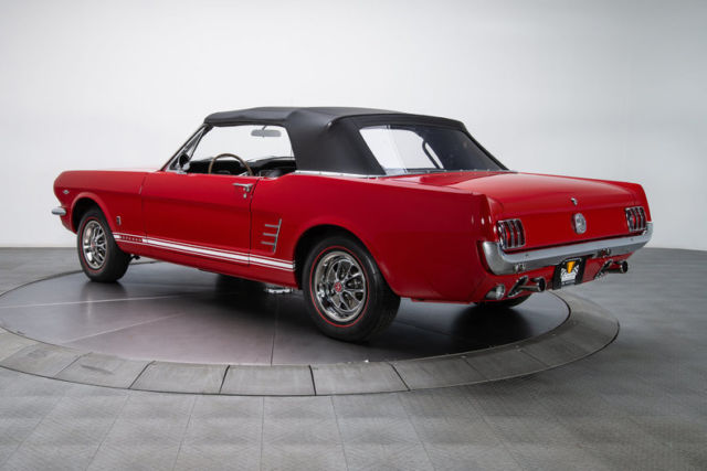 1966 Red Ford Mustang Convertible
